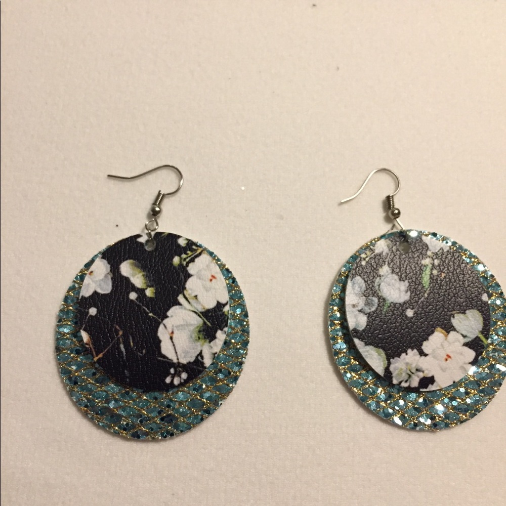 Handmade Faux Leather Earrings